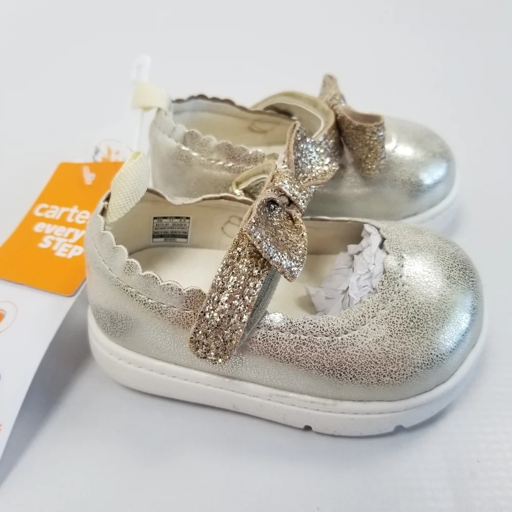 Carter Beth Mary Jane Baby Walker Shoes Size 2 (3-6 Months) NWT